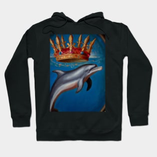 Dolphin with a Crown Hoodie